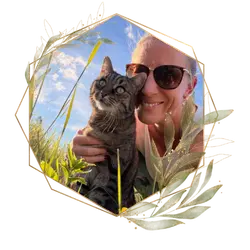 Katinka Ehret mit Kater
